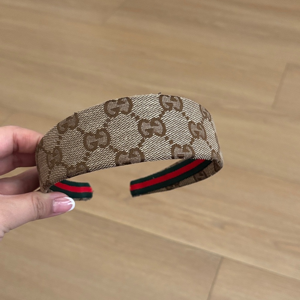 GG Classic Canvas Headband 1.5” Handmade ✨